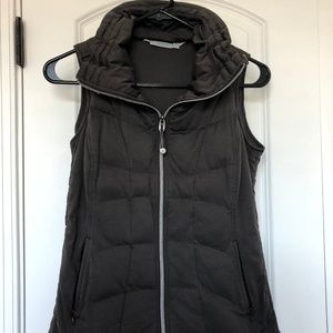 Athleta Dark Brown Vest XXS